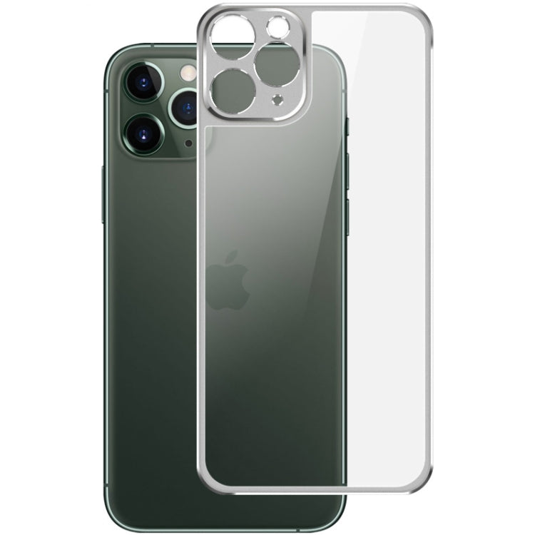 For iPhone 11 Pro Max IMAK Metal Frame Full Screen Tempered Glass Film Screen Film + Back Film
