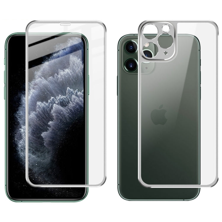 For iPhone 11 Pro IMAK Metal Frame Full Screen Tempered Glass Film Screen Film + Back Film