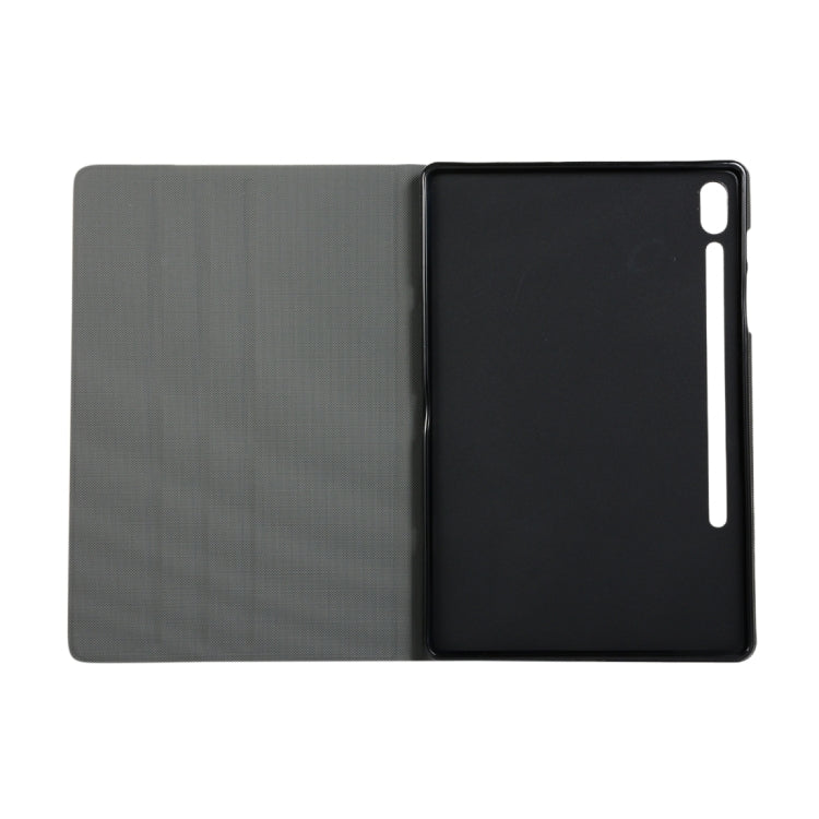 For Samsung Galaxy Tab S8 Ultra Elasticity Leather Tablet Case with Holder