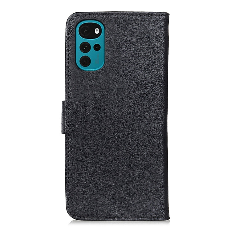 For Motorola Moto G22 KHAZNEH Cowhide Texture Leather Phone Case