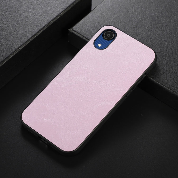 For Samsung Galaxy A03 Core Cowhide Texture PU Phone Case
