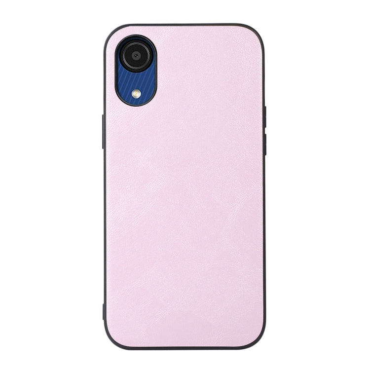 For Samsung Galaxy A03 Core Cowhide Texture PU Phone Case