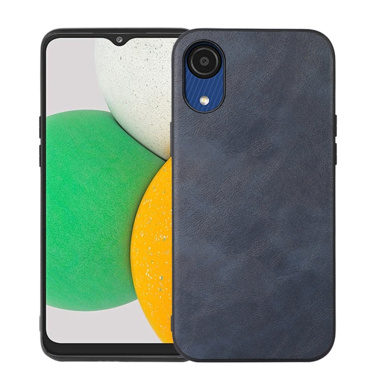 For Samsung Galaxy A03 Core Cowhide Texture PU Phone Case