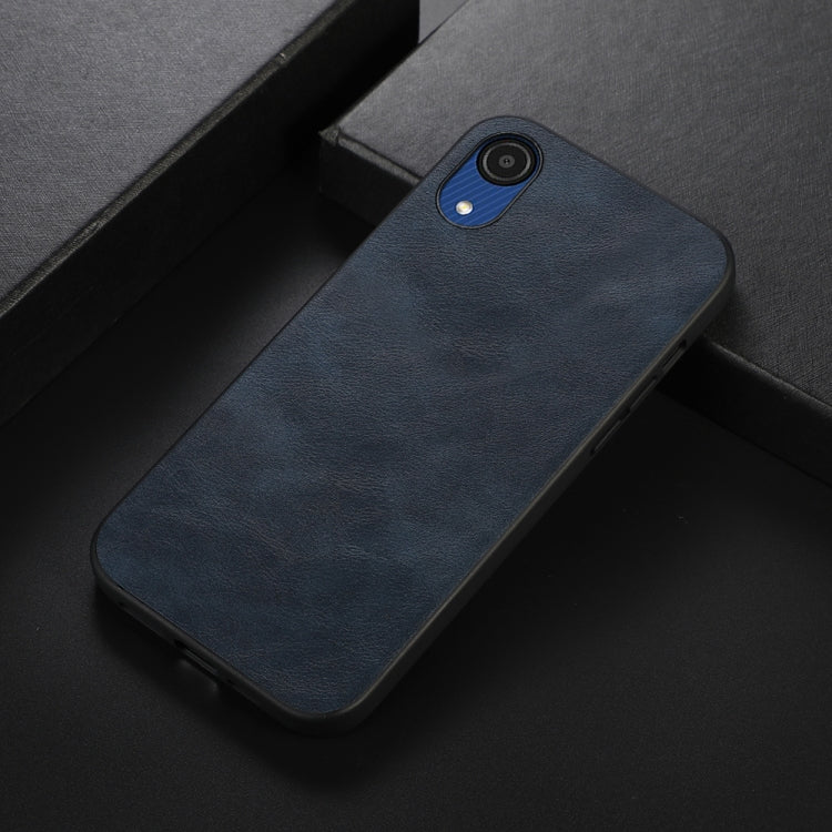 For Samsung Galaxy A03 Core Cowhide Texture PU Phone Case