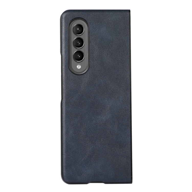For Samsung Galaxy Z Fold3 5G Cowhide Texture PU Phone Case