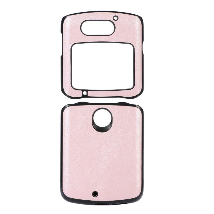 For Motorola Moto Razr 5G Cowhide Texture PU Phone Case