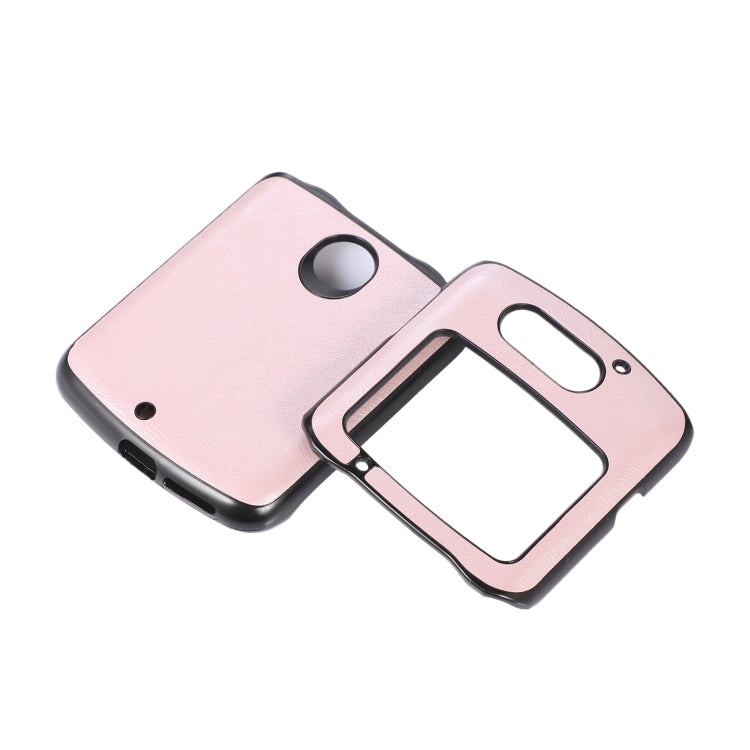 For Motorola Moto Razr 5G Cowhide Texture PU Phone Case