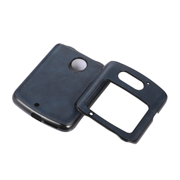 For Motorola Moto Razr 5G Cowhide Texture PU Phone Case
