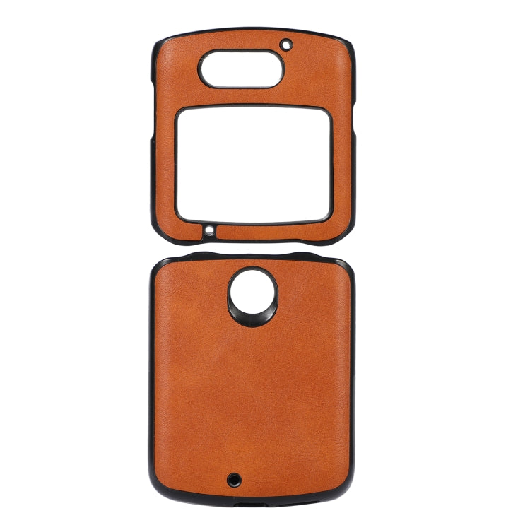 For Motorola Moto Razr 5G Cowhide Texture PU Phone Case