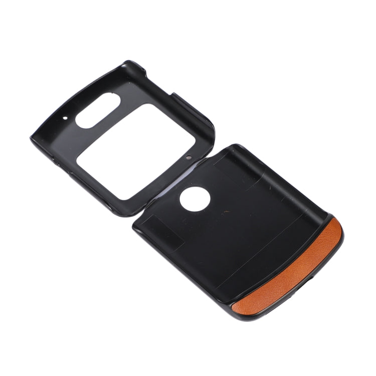 For Motorola Moto Razr 5G Cowhide Texture PU Phone Case