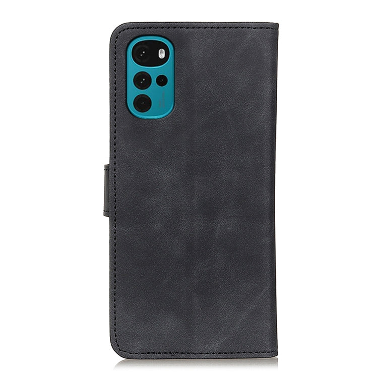 For Motorola Moto G22 KHAZNEH Retro Texture Leather Phone Case