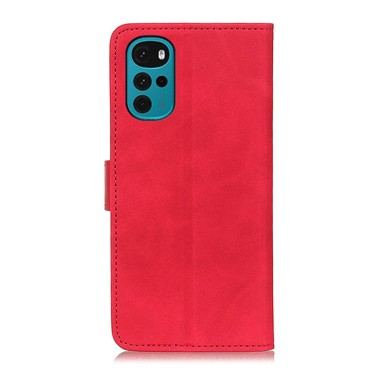 For Motorola Moto G22 KHAZNEH Retro Texture Leather Phone Case