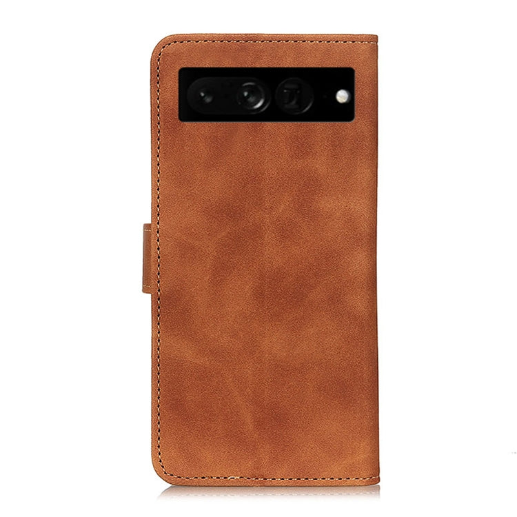 For Google Pixel 7 Pro 5G KHAZNEH Retro Texture Leather Phone Case