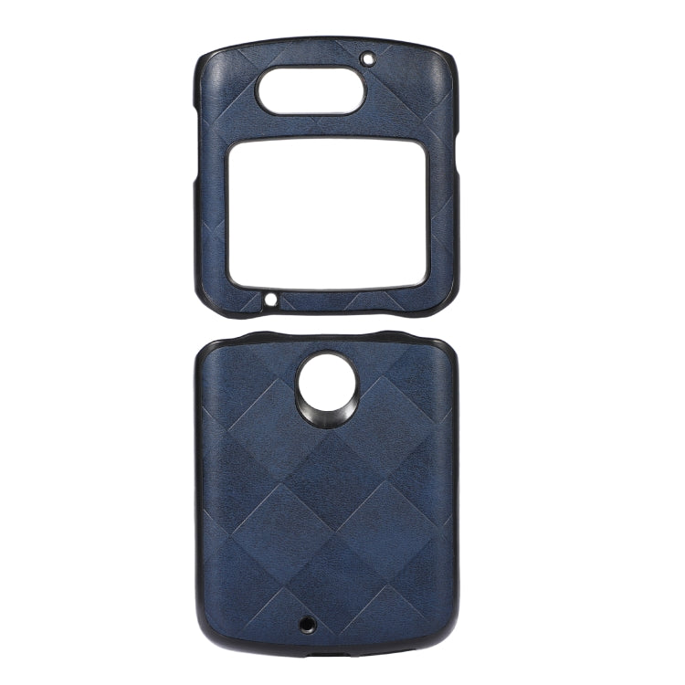For Motorola Moto Razr 5G Weave Plaid PU Phone Case