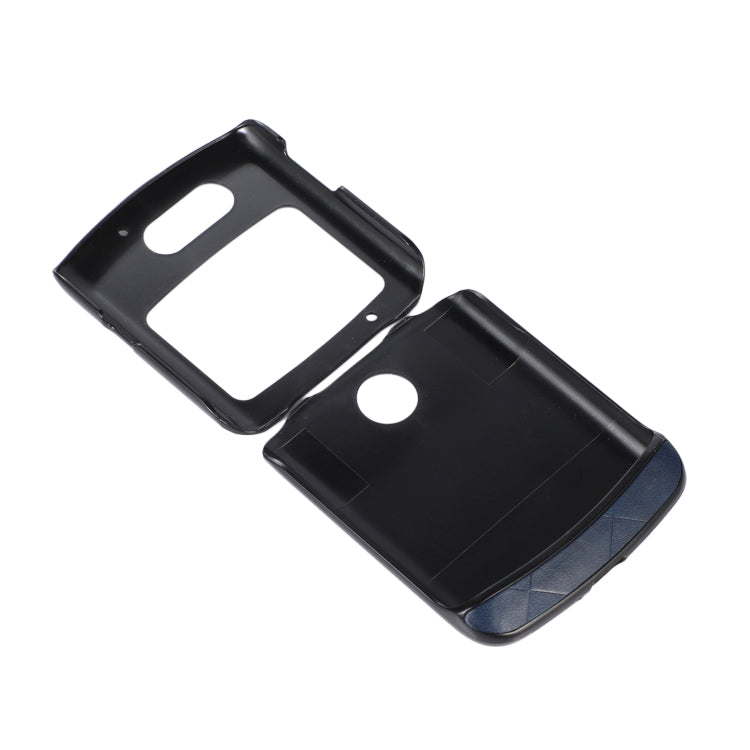 For Motorola Moto Razr 5G Weave Plaid PU Phone Case