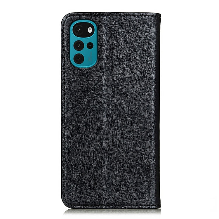For Motorola Moto G22 Magnetic Crazy Horse Texture Leather Phone Case