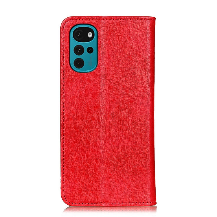 For Motorola Moto G22 Magnetic Crazy Horse Texture Leather Phone Case