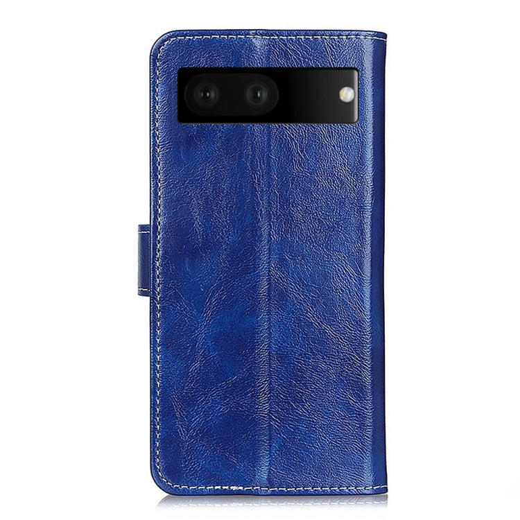 For Google Pixel 7 5G Retro Crazy Horse Texture Flip Leather Phone Case