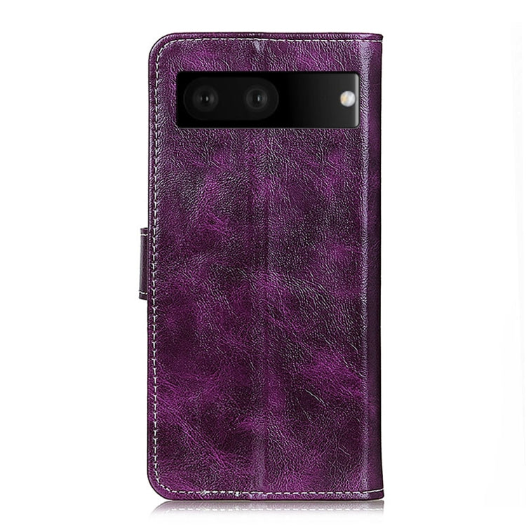 For Google Pixel 7 5G Retro Crazy Horse Texture Flip Leather Phone Case