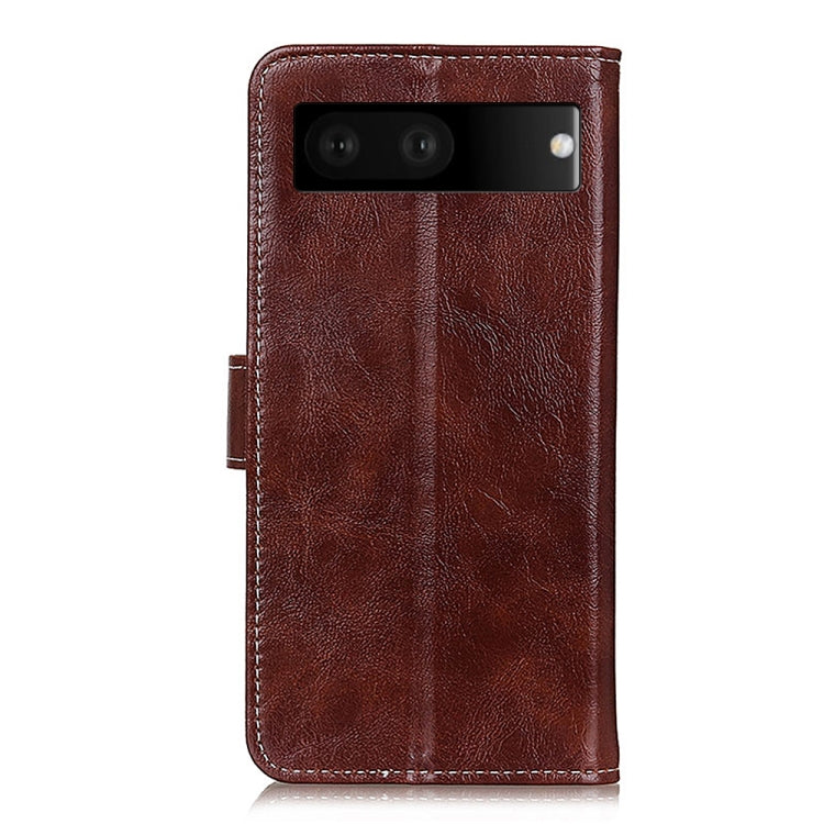 For Google Pixel 7 5G Retro Crazy Horse Texture Flip Leather Phone Case