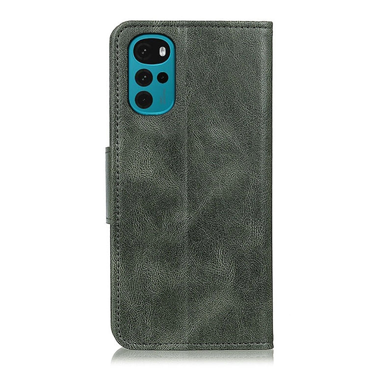 For Motorola Moto G22 Mirren Crazy Horse Texture Leather Phone Case