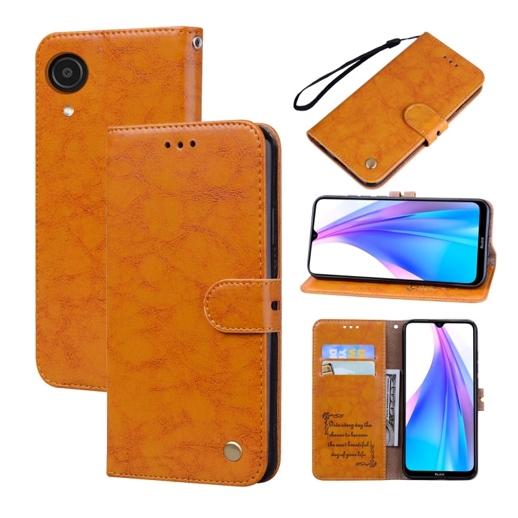 For Samsung Galaxy A03 Core Oil Wax Texture Leather Phone Case