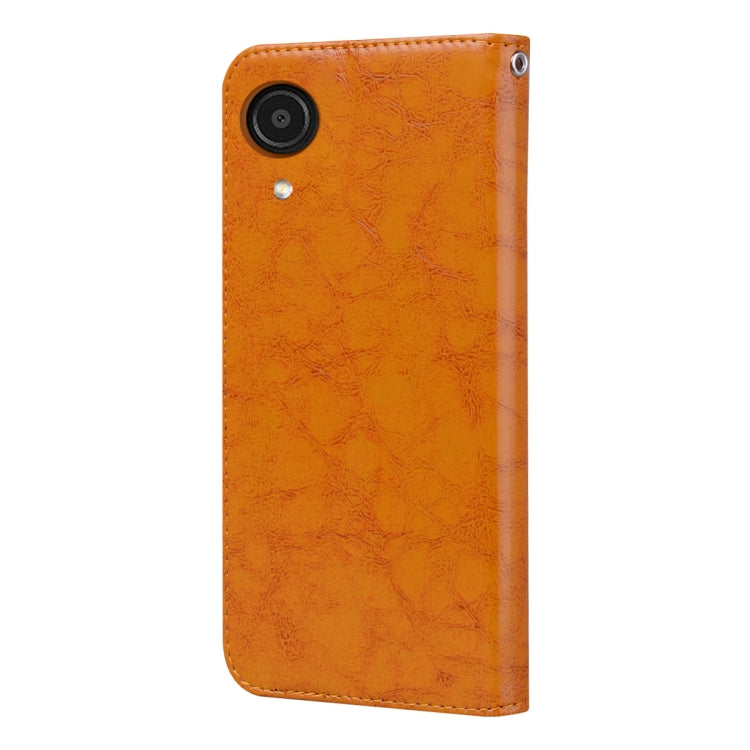 For Samsung Galaxy A03 Core Oil Wax Texture Leather Phone Case