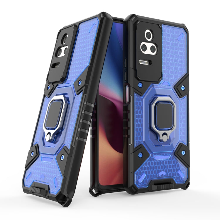 For Xiaomi Redmi K50 Pro Space PC+TPU Shockproof Phone Case with Ring Holder