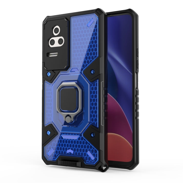 For Xiaomi Redmi K50 Pro Space PC+TPU Shockproof Phone Case with Ring Holder