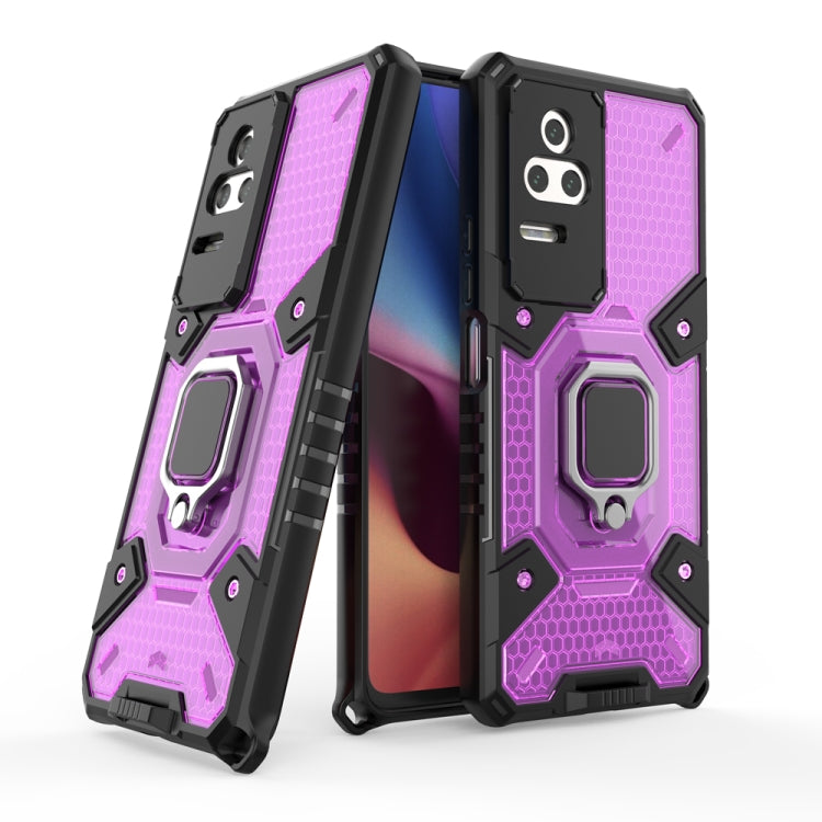 For Xiaomi Redmi K50 Pro Space PC+TPU Shockproof Phone Case with Ring Holder