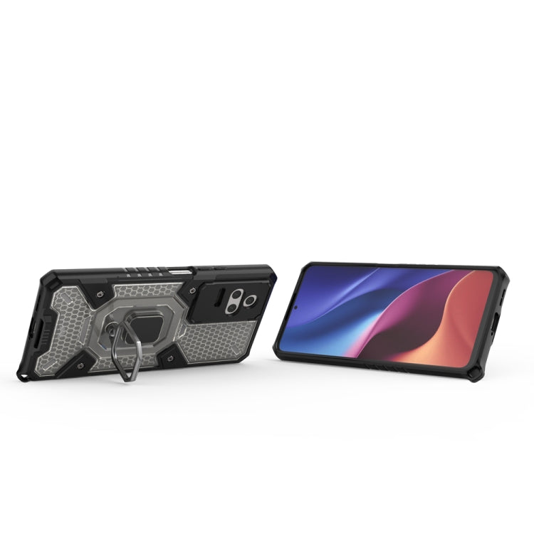 For Xiaomi Redmi K50 Pro Space PC+TPU Shockproof Phone Case with Ring Holder