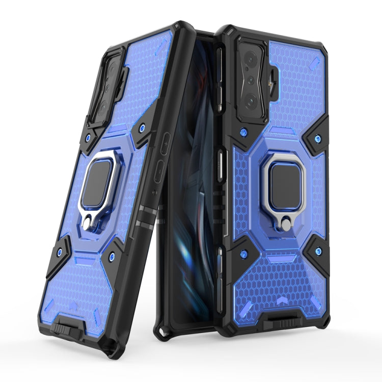 For Xiaomi Redmi K50 Gaming Space PC+TPU Shockproof Phone Case with Ring Holder