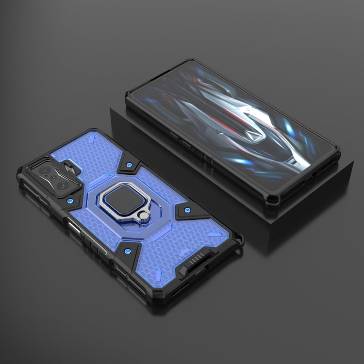 For Xiaomi Redmi K50 Gaming Space PC+TPU Shockproof Phone Case with Ring Holder