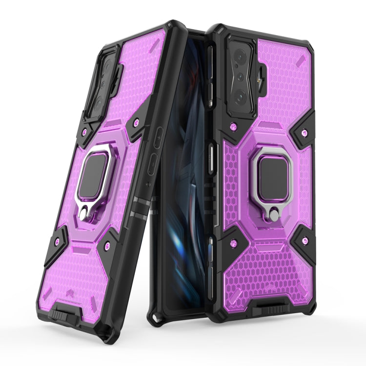 For Xiaomi Redmi K50 Gaming Space PC+TPU Shockproof Phone Case with Ring Holder