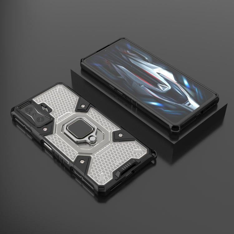 For Xiaomi Redmi K50 Gaming Space PC+TPU Shockproof Phone Case with Ring Holder