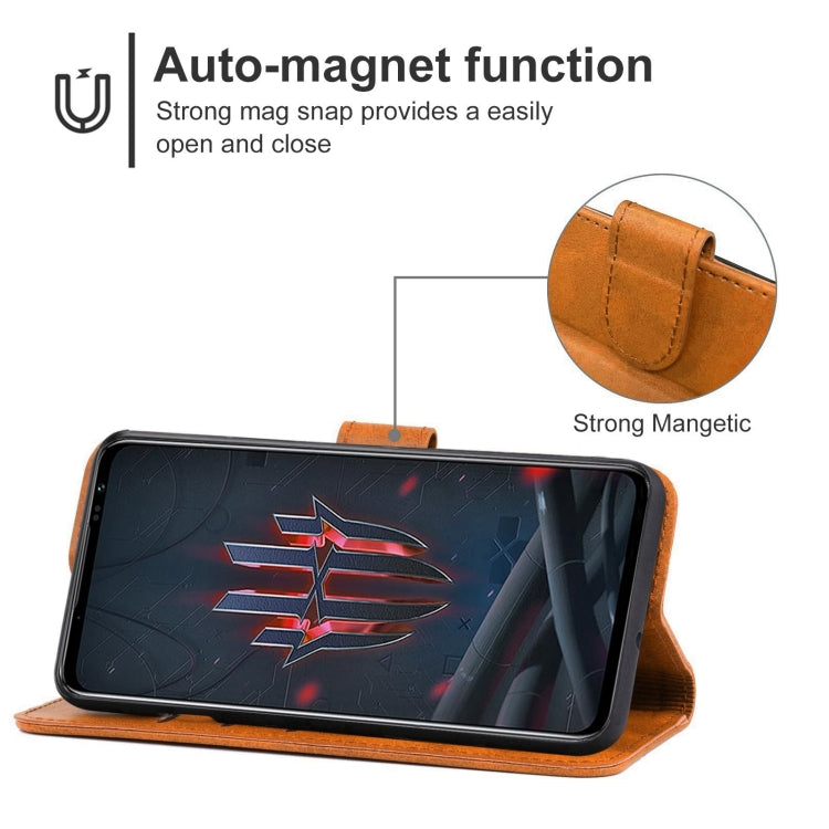 Leather Phone Case For ZTE nubia Red Magic 6s