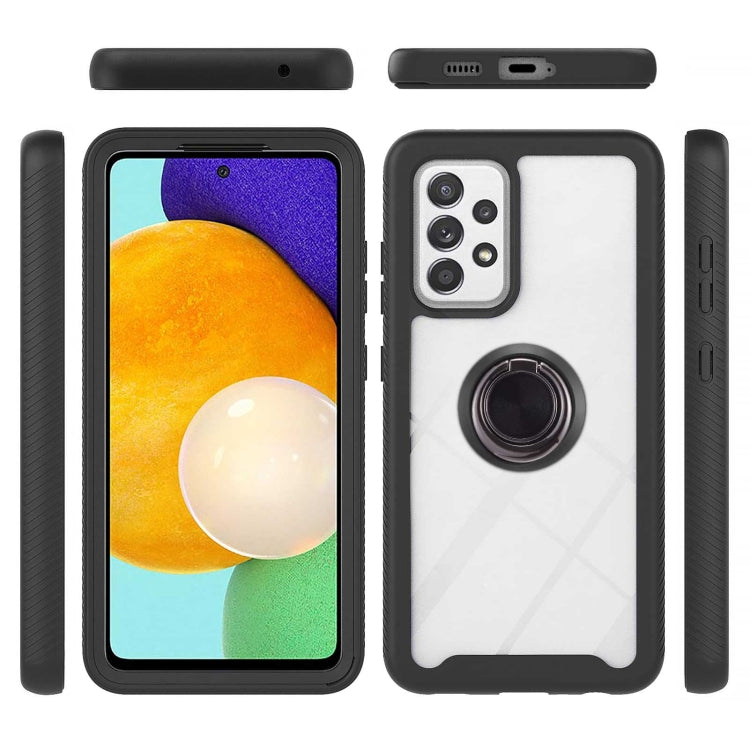 For Samsung Galaxy A53 5G Shockproof PC + TPU Phone Case with Ring Holder