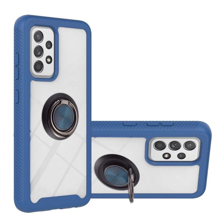 For Samsung Galaxy A53 5G Shockproof PC + TPU Phone Case with Ring Holder