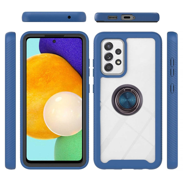 For Samsung Galaxy A53 5G Shockproof PC + TPU Phone Case with Ring Holder
