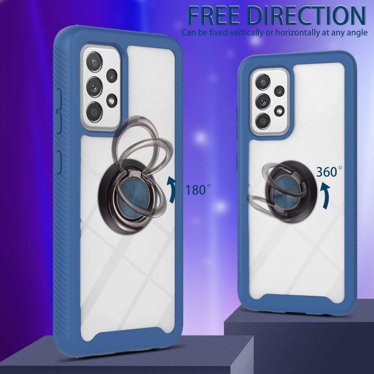 For Samsung Galaxy A53 5G Shockproof PC + TPU Phone Case with Ring Holder