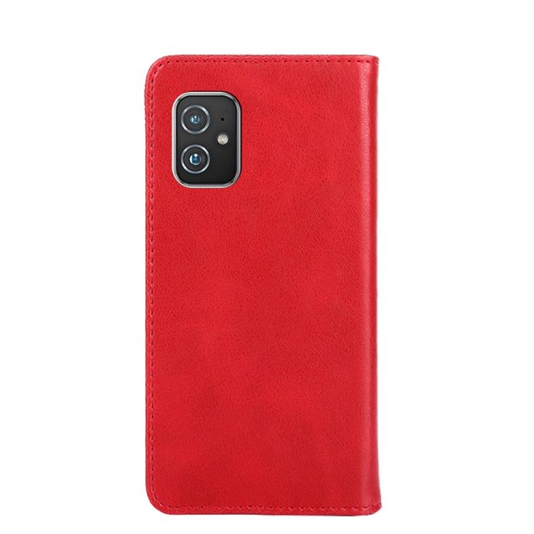 For Asus ZenFone 8 ZS590KS Non-Magnetic Retro Texture Leather Phone Case