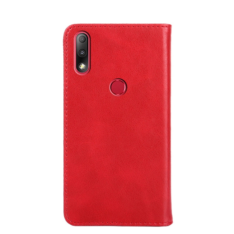 For Asus Zenfone Max Plus M2 ZB634KL Non-Magnetic Retro Texture Leather Phone Case