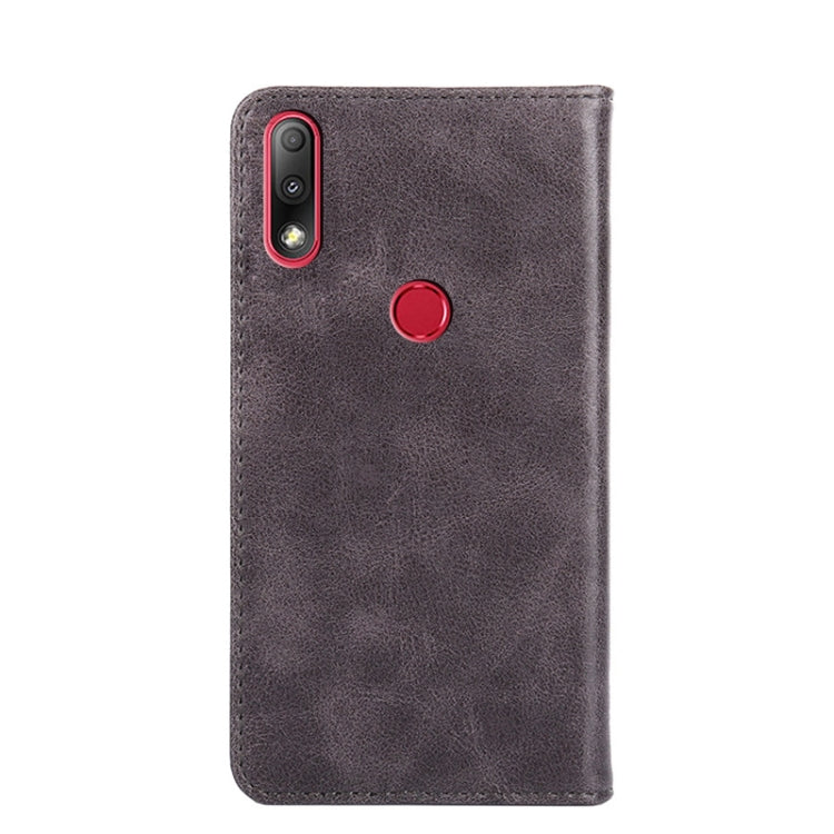 For Asus Zenfone Max Plus M2 ZB634KL Non-Magnetic Retro Texture Leather Phone Case