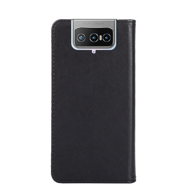 For Asus Zenfone 7 / 7 Pro Non-Magnetic Retro Texture Leather Phone Case