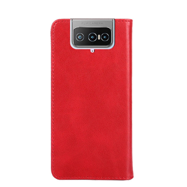 For Asus Zenfone 7 / 7 Pro Non-Magnetic Retro Texture Leather Phone Case