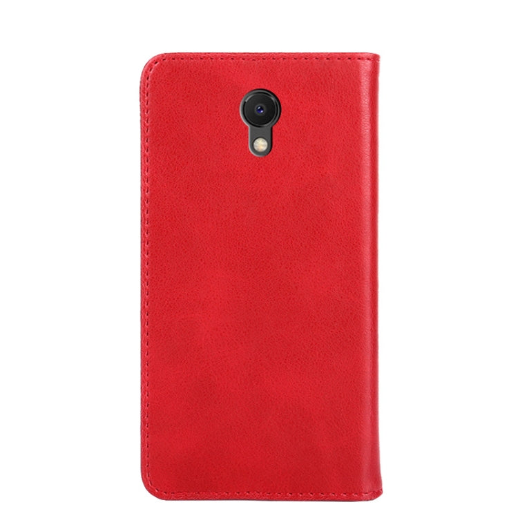 For Meizu Meilan S6 Non-Magnetic Retro Texture Leather Phone Case