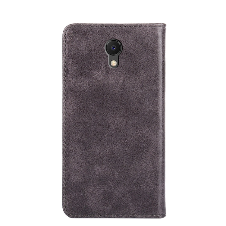 For Meizu Meilan S6 Non-Magnetic Retro Texture Leather Phone Case
