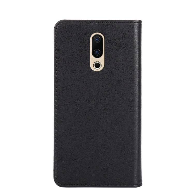 For Meizu 16X Non-Magnetic Retro Texture Leather Phone Case
