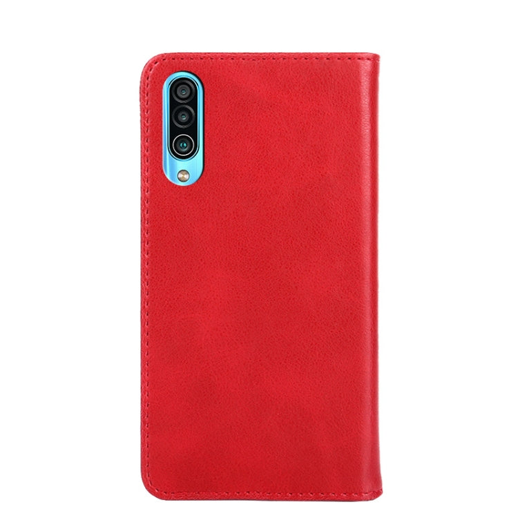 For Meizu 16Xs Non-Magnetic Retro Texture Leather Phone Case