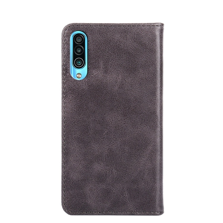 For Meizu 16Xs Non-Magnetic Retro Texture Leather Phone Case